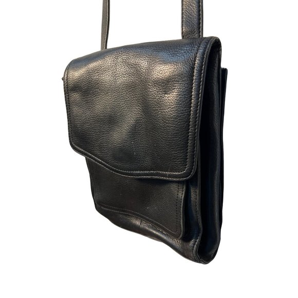 Fóssil Leather Purse Handbag Black Mini Messenger Bag - Picture 6 of 12